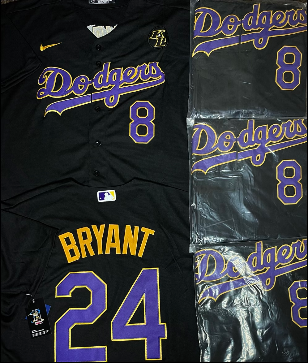 MENS LOS ANGELES DODGERS #8 KOBE BRYANT SPECIAL EDITION JERSEY