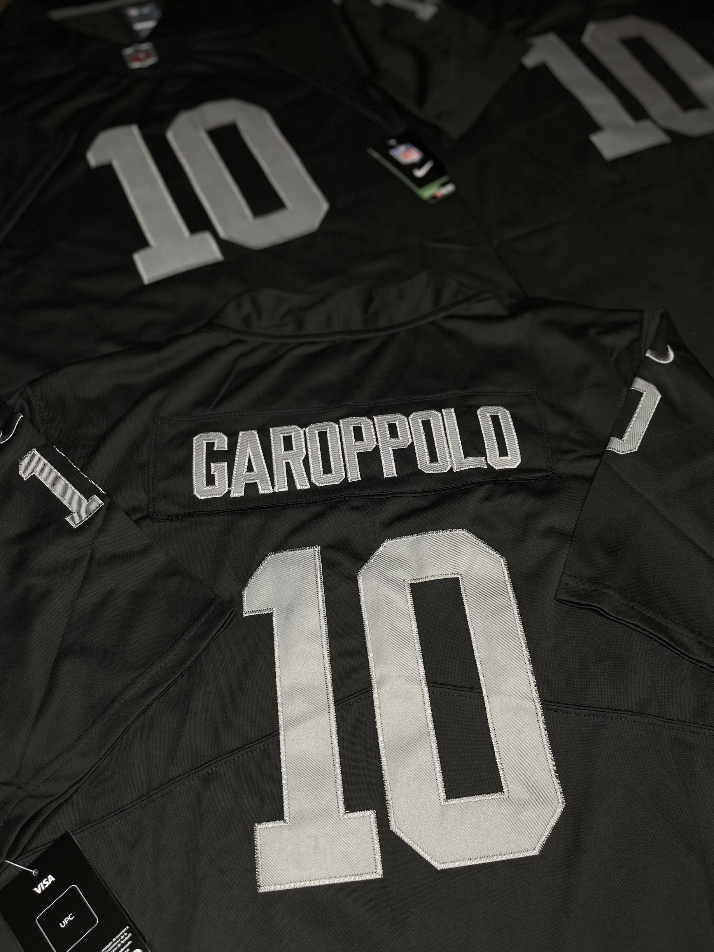 Brand New Las Vegas Raiders Jimmy Garoppolo Jersey - Size Men's XL