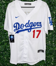 Load image into Gallery viewer, MENS LOS ANGELES DODGERS SHOHEI OHTANI #17 WHITE JERSEY
