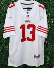 Load image into Gallery viewer, MENS SAN FRANCISCO 49ERS BROCK PURDY #13 WHITE JERSEY
