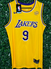 Load image into Gallery viewer, LOS ANGELES LAKERS BRONNY JAMES JR. #9 YELLOW JERSEY
