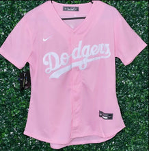 Load image into Gallery viewer, WOMENS MOOKIE BETTS #50 LIGHT PINK JERSEY
