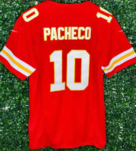 Load image into Gallery viewer, MENS KANSAS CITY CHIEFS ISIAH PACHECO #10 RED SUPERBOWL JERSEY
