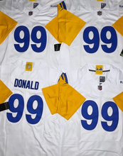 Load image into Gallery viewer, MENS L.A RAMS AARON DONALD #99 WHITE JERSEY
