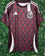 Load image into Gallery viewer, MENS MEXICO 2024 NATIONAL TEAM BURGUNDY JERSEY (NO PLAYER NAME)
