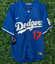 Load image into Gallery viewer, MENS LOS ANGELES DODGERS SHOHEI OHTANI #17 BLUE JERSEY
