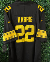 Load image into Gallery viewer, MENS PITTSBURGH STEELERS NAJEE HARRIS #22 BLACK JERSEY
