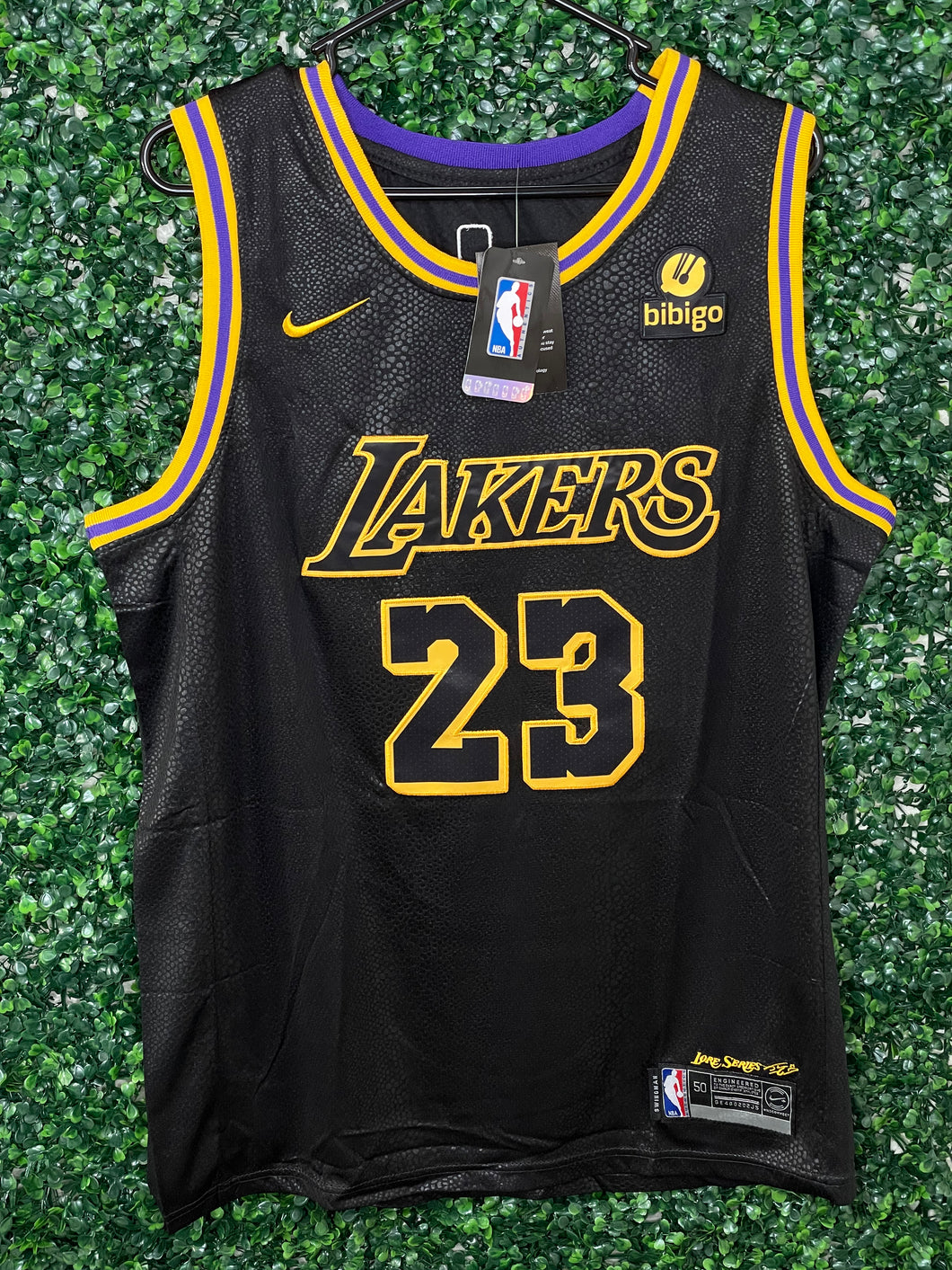 MENS LOS ANGELES LAKERS LEBRON JAMES #23 SNAKE SKIN EDITION JERSEY