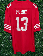Load image into Gallery viewer, MENS SAN FRANCISCO 49ERS BROCK PURDY #13 RED JERSEY
