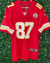 Load image into Gallery viewer, MENS KANSAS CITY CHIEFS TRAVIS KELCE #87 RED JERSEY
