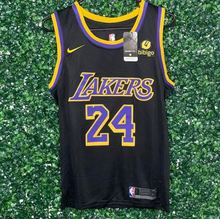 Load image into Gallery viewer, Womens Los Angeles Lakers Kobe Bryant #24 Black Jersey
