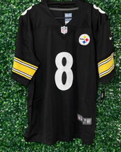 Load image into Gallery viewer, MENS PITTSBURGH STEELERS KENNY PICKETT #8 BLACK JERSEY
