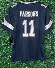 Load image into Gallery viewer, WOMENS DALLAS COWBOYS MICAH PARSONS #11 NAVEY JERSEY
