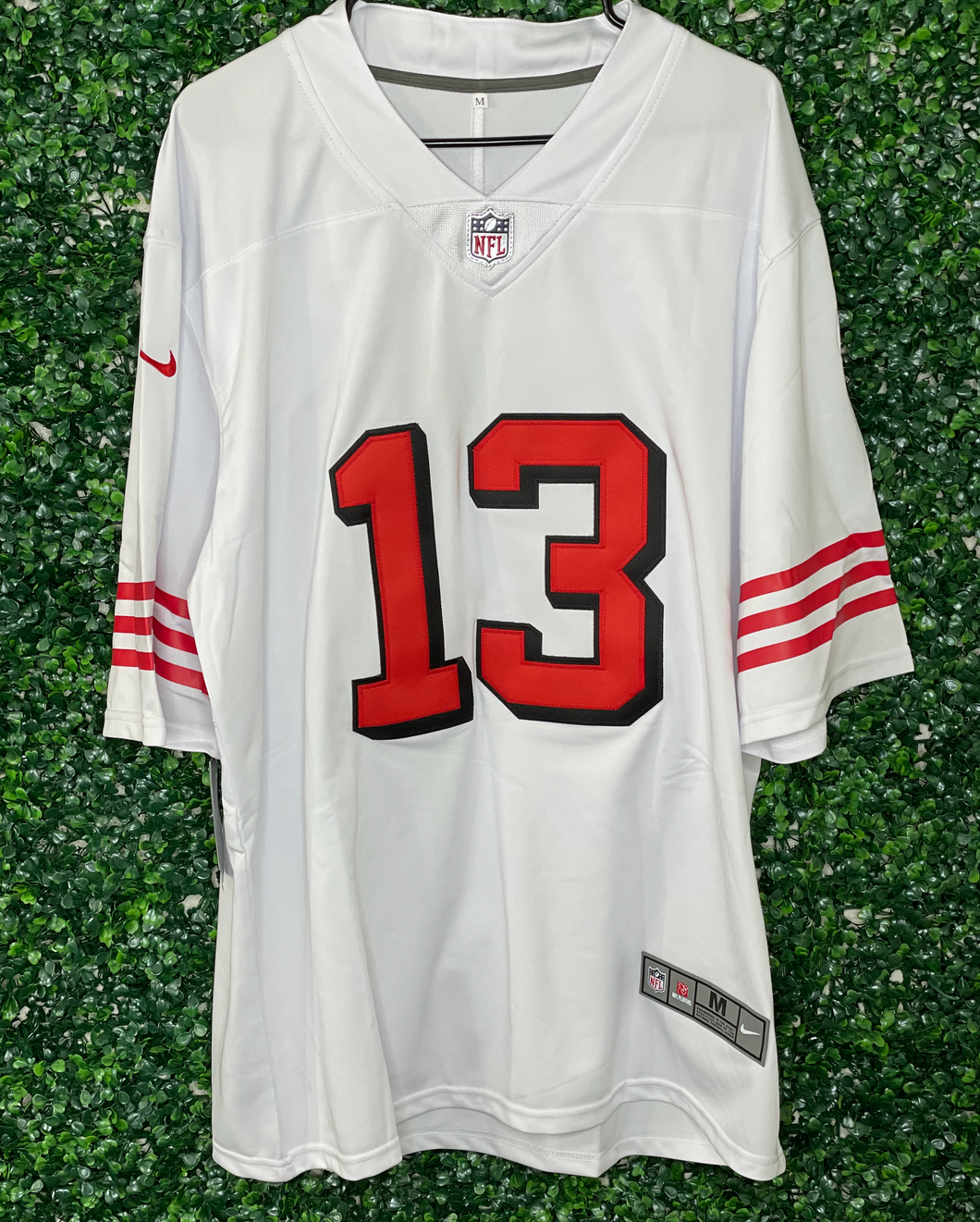 MENS SAN FRANCISCO 49ERS MR.RELEVANT PURDY #13 WHITE JERSEY
