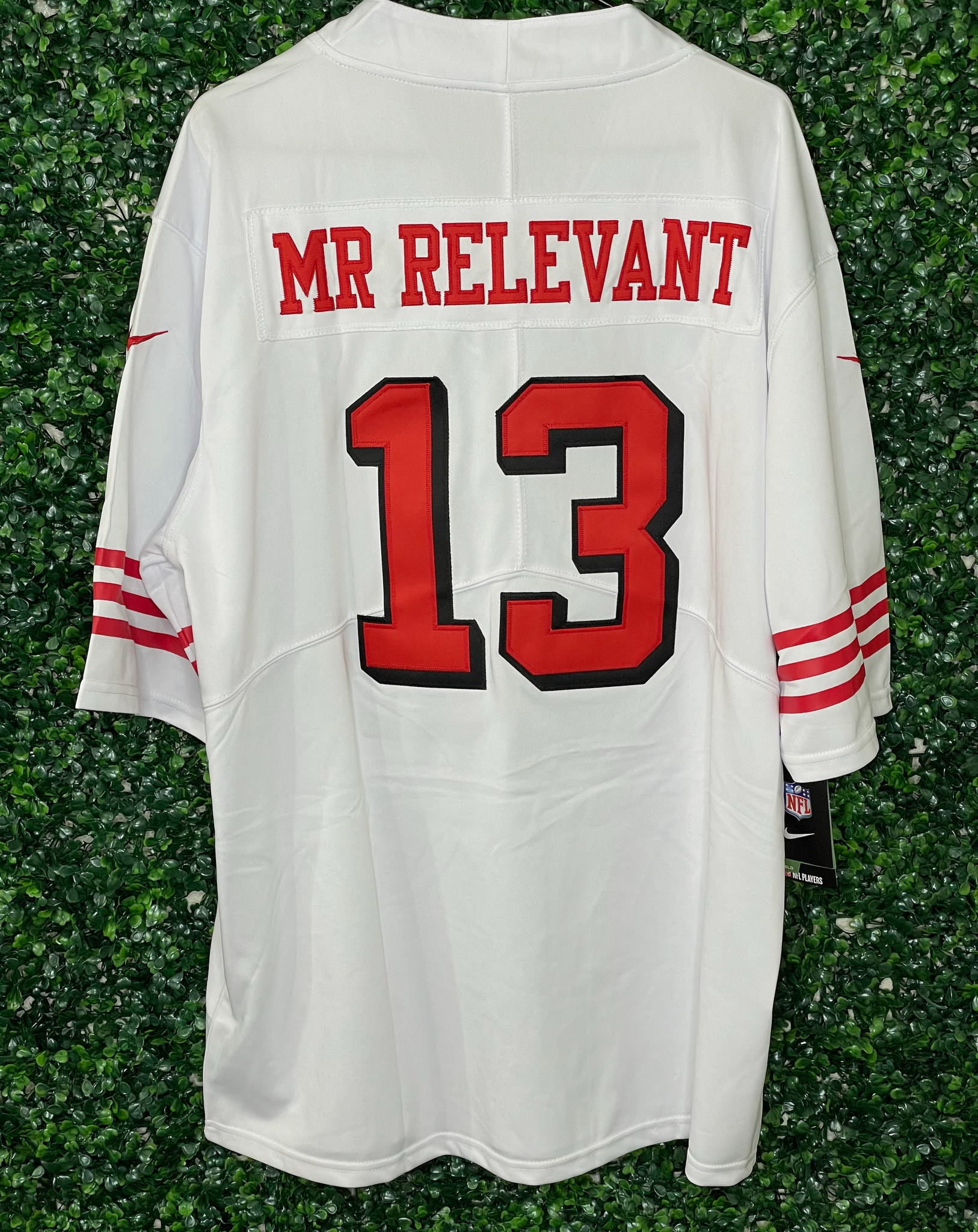 MENS 49ERS MR.RELEVANT PURDY #13 WHITE JERSEY – PHRESHC0