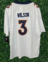 Load image into Gallery viewer, MENS DENVER BRONCOS WILSON #3 WHITE JERSEY
