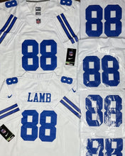 Load image into Gallery viewer, WOMENS COWBOYS DEECEE LAMB #88 WHITE JERSEY
