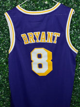 Load image into Gallery viewer, MENS LAKERS KOBE BRYANT #8 THROWBACK PURPLE JERSEY BY MITCHELL&amp;NESS
