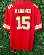 Load image into Gallery viewer, MENS KANSAS CITY CHIEFS PATRICK MAHOMES #15 RED JERSEY
