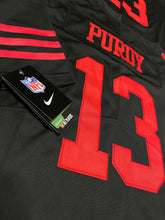 Load image into Gallery viewer, MENS SAN FRANCISCO 49ERS  BROCK PURDY #13 BLACK JERSEY
