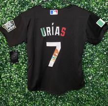 Load image into Gallery viewer, WOMENS DODGERS URIAS #7 MEXICO EDITION JERSEY
