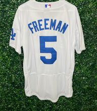Load image into Gallery viewer, MENS LOS ANGELES DODGERS FREDDIE FREEMAN #5 WHITE JERSEY
