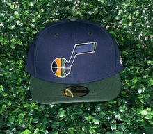 Load image into Gallery viewer, UTAH JAZZ NEW ERA 59Fifty HAT NAVY/GREEN SIZE 7 1/8
