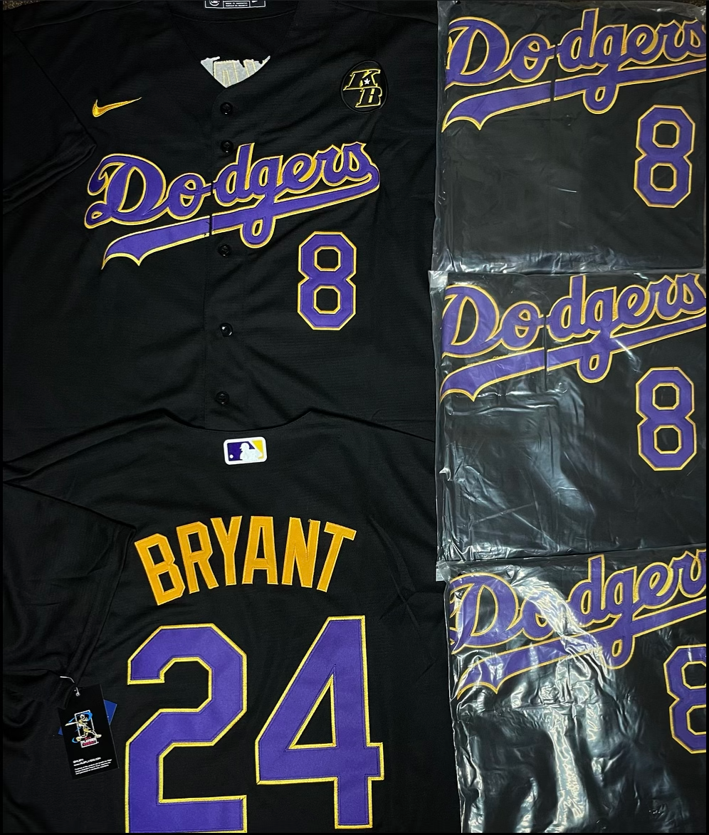 MENS DODGERS #8 KOBE BRYANT SPECIAL EDITION JERSEY