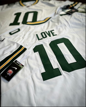 Load image into Gallery viewer, MENS GREEN BAY PACKERS JORDAN LOVE #10 WHITE JERSEY
