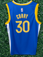 Load image into Gallery viewer, MENS GOLDEN STATE WARRIORS STEPHEN CURRY #30 BLUE JERSEY
