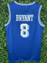 Load image into Gallery viewer, MENS LOS ANGELES LAKERS KOBE BRYANT #8 BLUE FROST JERSEY

