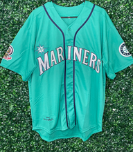 Load image into Gallery viewer, MENS SEATTLE MARINERS KEN GRIFFEY #24 TEAL JERSEY
