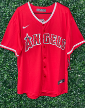 Load image into Gallery viewer, MENS LOS ANGELES ANAHEIM ANGELS TROUT #27 RED JERSEY
