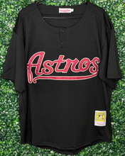 Load image into Gallery viewer, MENS HOUSTON ASTROS BLACK THROWBACK JERSEY
