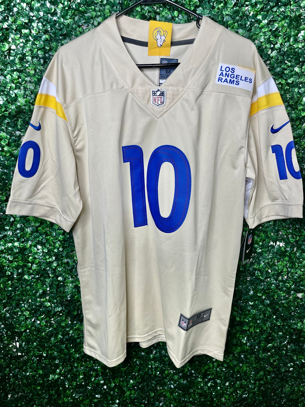 MENS LOS ANGELES RAMS KUPP #10 KAKI JERSEY